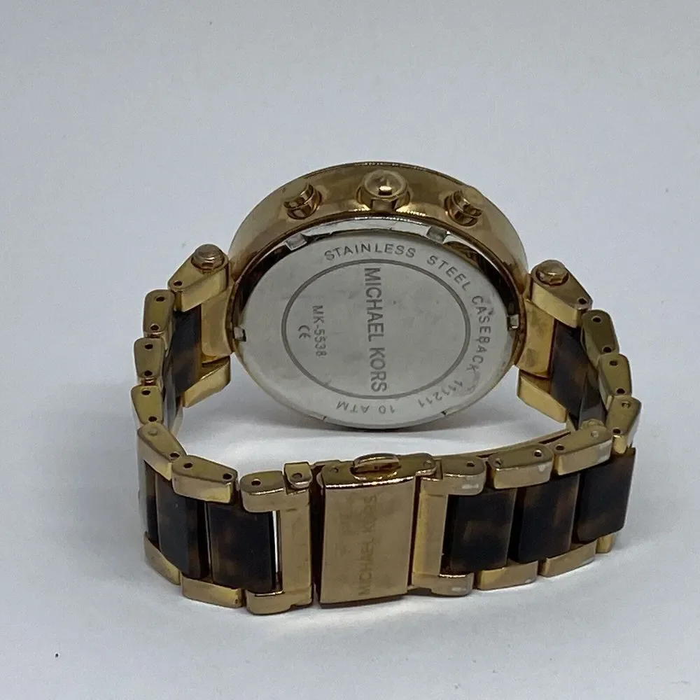 Michael Kors Parker MK5538 Women's Stainless Steel Analog Dial Quartz Watch RQ32 - Picture 10 of 12